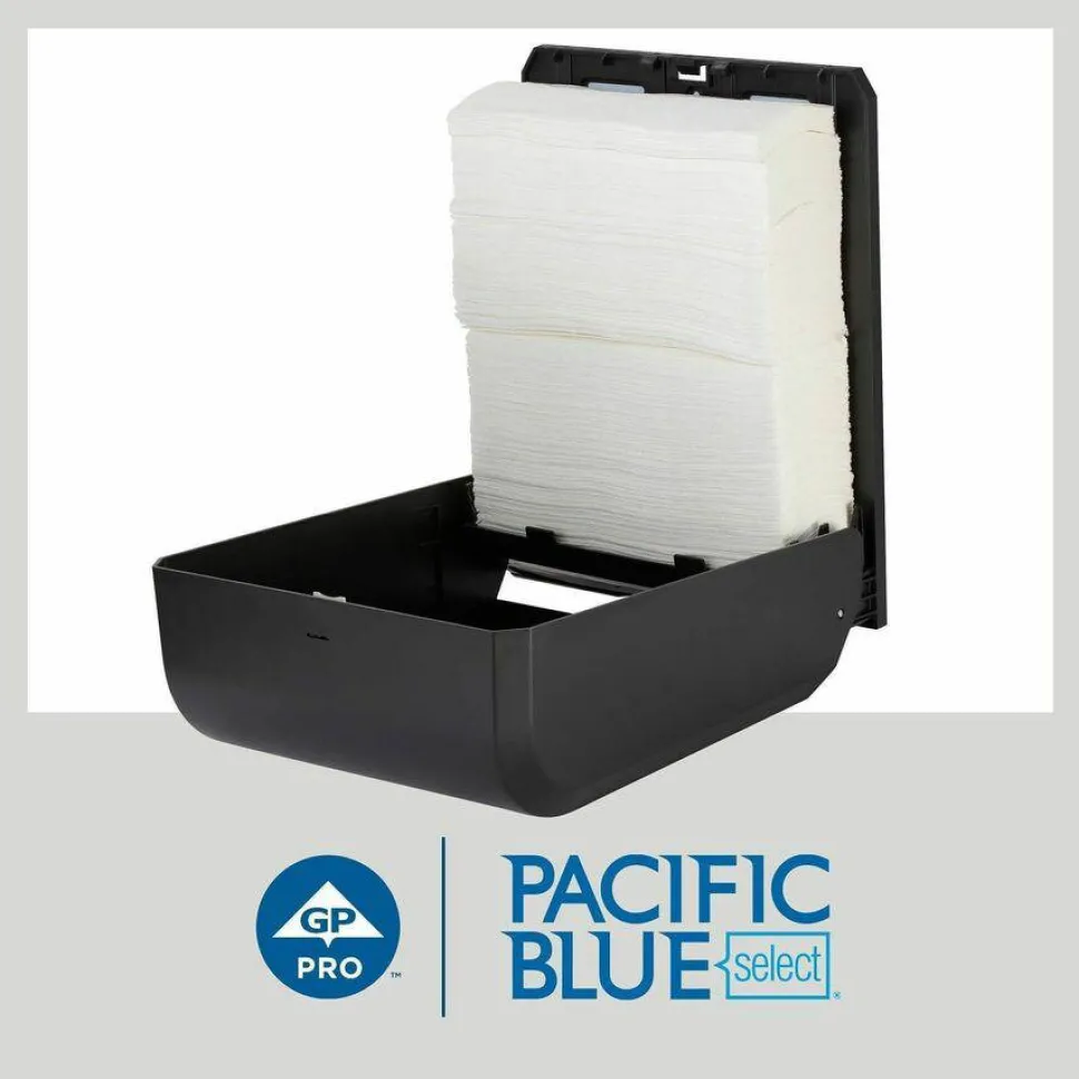 Pacific Blue Select by GP PRO, 1-Ply, Multifold Towels, 9.2" X 9.4", 40% Recycled, White, 250 Sheets per Pack, 16 Packs Per Case