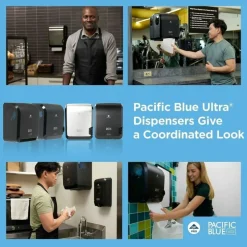 Pacific Blue Ultra Automated High-Capacity Paper Towel Dispenser, 59590, 16
