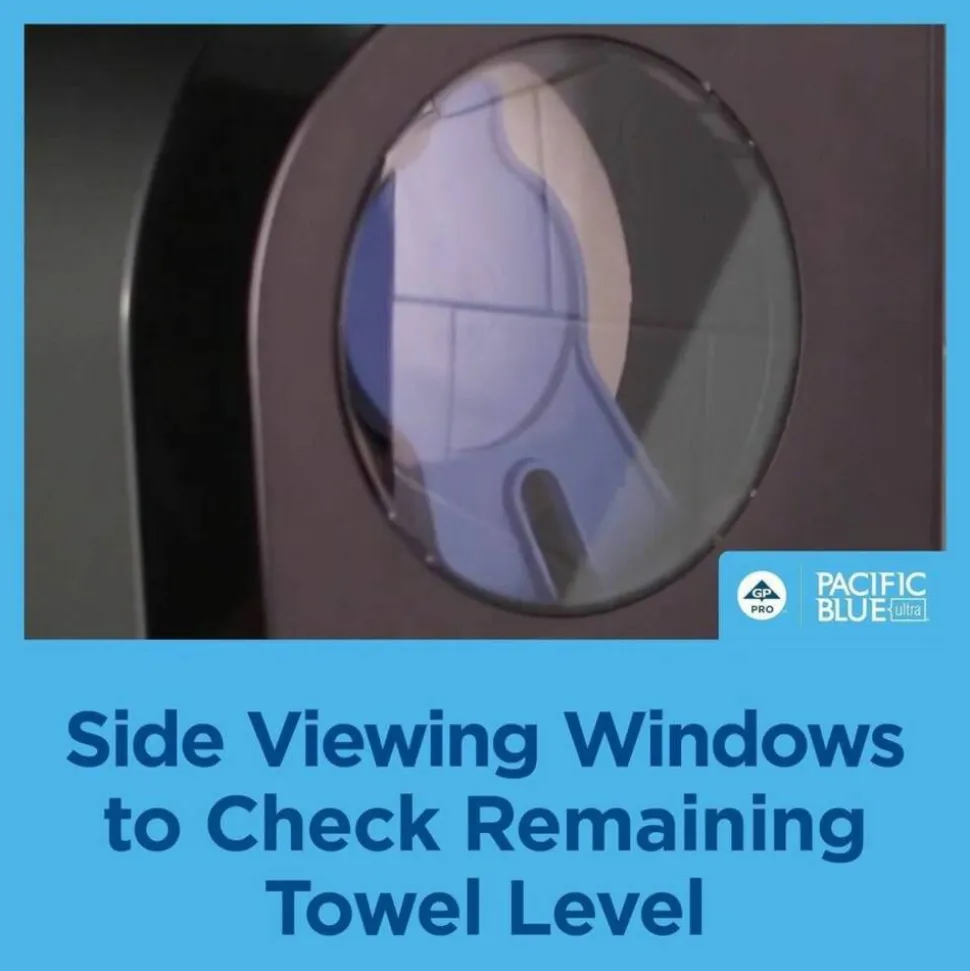 Pacific Blue Ultra by GP PRO High Capacity 1-Ply Paper Towels, Brown, 1150' Per Roll, Pack Of 3 Rolls