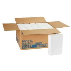 Pacific Blue Ultra by GP PRO, 1-Ply, Z-Fold Paper Towels, 10.2