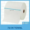 Pacific Blue Ultra Paper Towel Rolls, 1-Ply, 40% Recycled Fiber, White, 7.87" x 1150' Rolls, 6 Rolls per Case