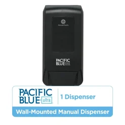 Pacific Blue Ultra Wall-Mount Manual Soap & Sanitizer Dispenser, 11.49