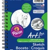 Pacon Art1st Sketch Diary, 64 lb Text Paper Stock, Blue Cover, (70) 9 x 6 Sheets