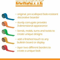 Pacon Bordette Decorative Border, 2.25