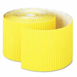 Pacon Bordette Decorative Border, 2.25" x 50 ft, Canary