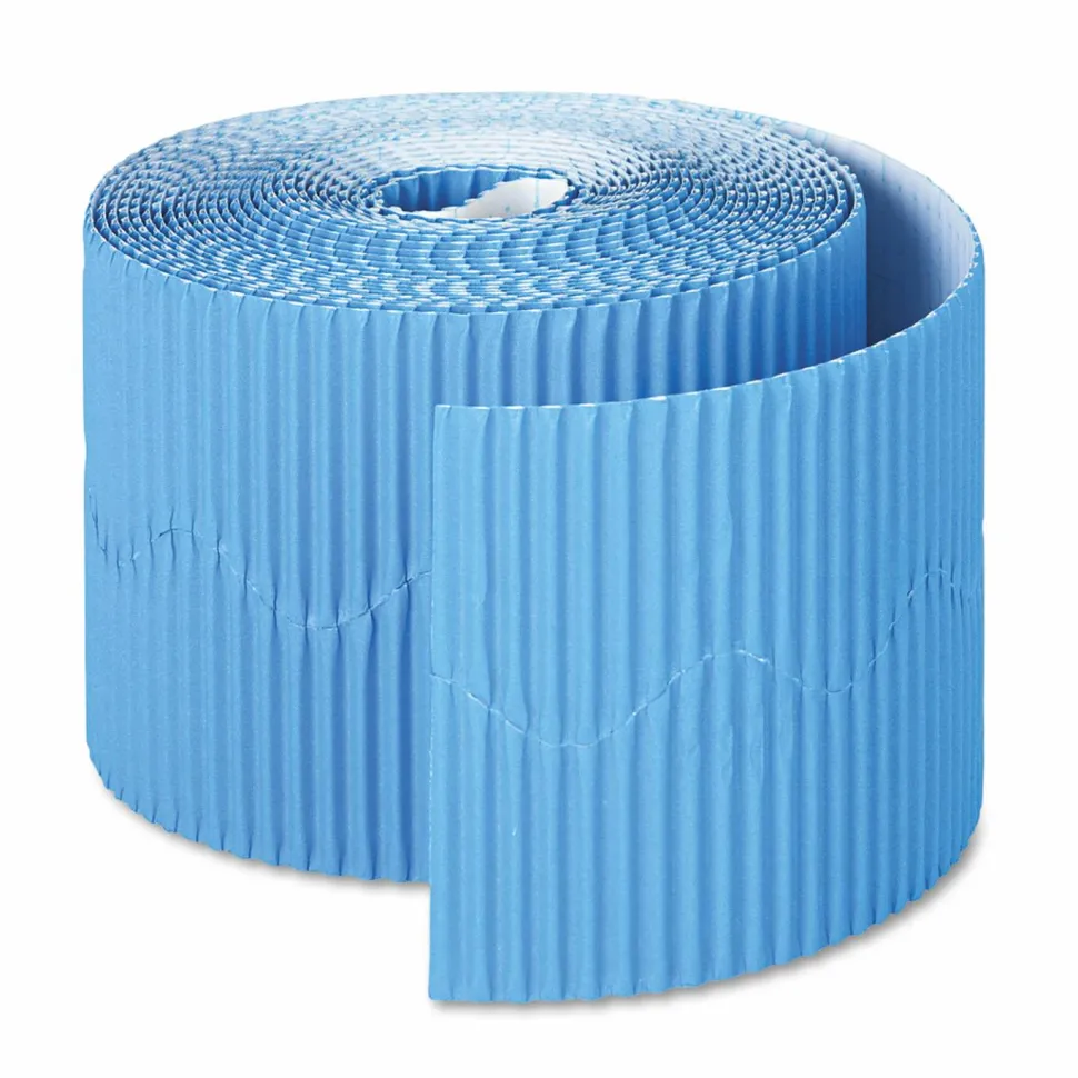 Pacon Bordette Decorative Border, 2.25" x 50 ft, Brite Blue