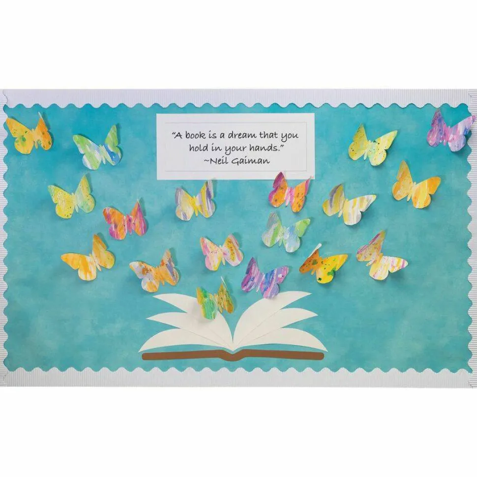 Pacon Bordette Scalloped Border, White