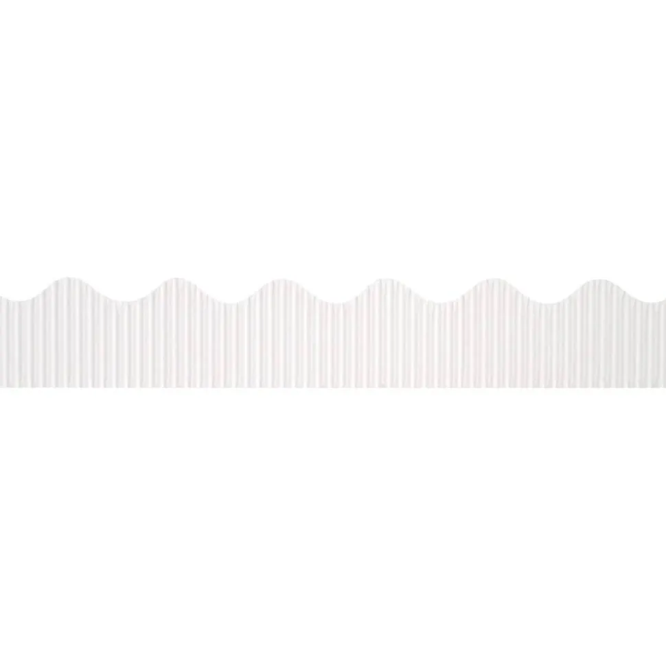 Pacon Bordette Scalloped Border, White