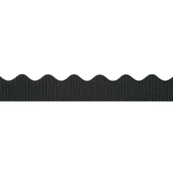 Pacon Bordette Scalloped Border, Black