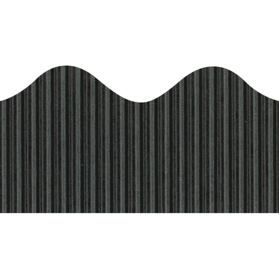 Pacon Bordette Scalloped Border, Black