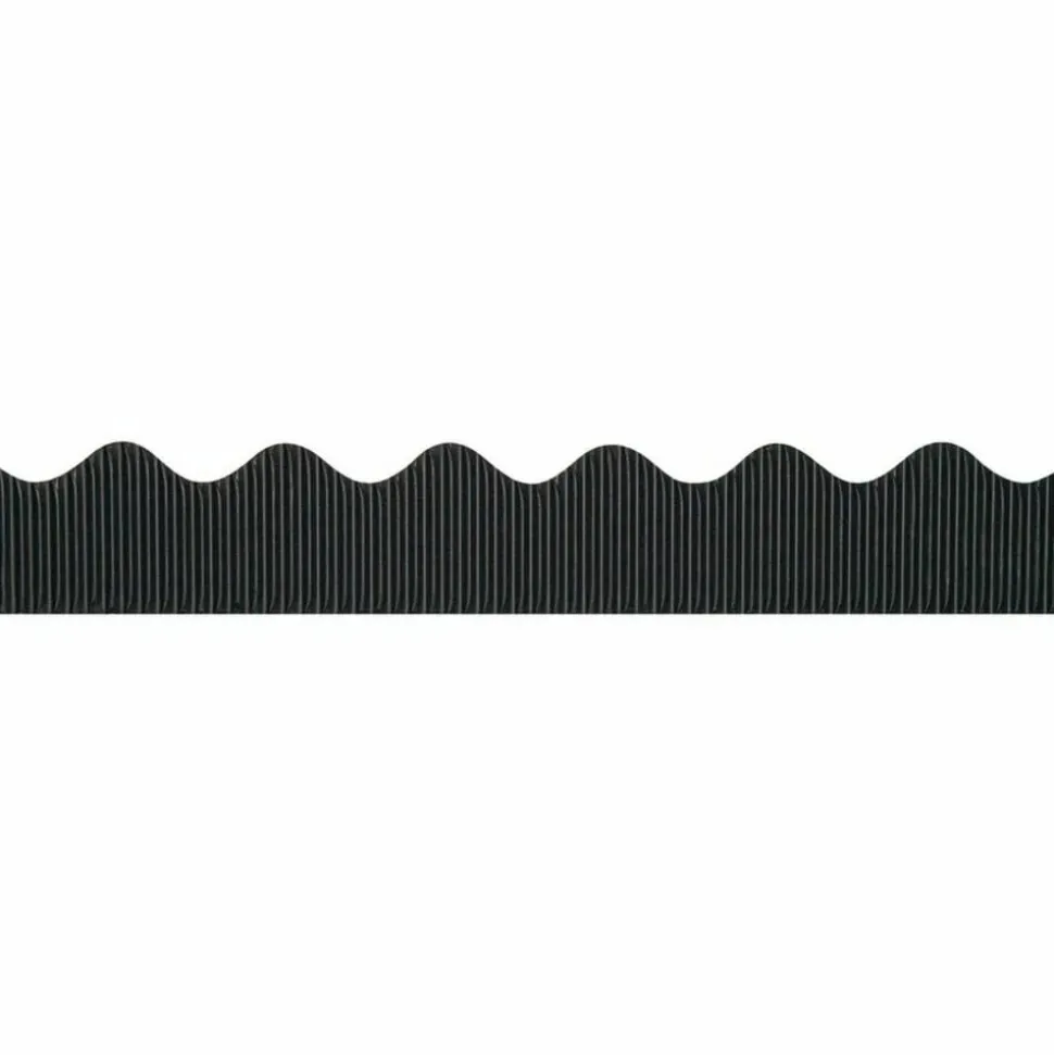 Pacon Bordette Scalloped Border, Black