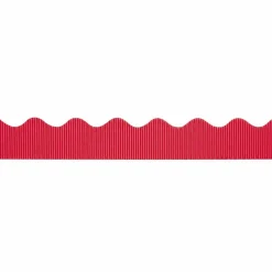 Pacon Bordette Scalloped Border, Flame Red