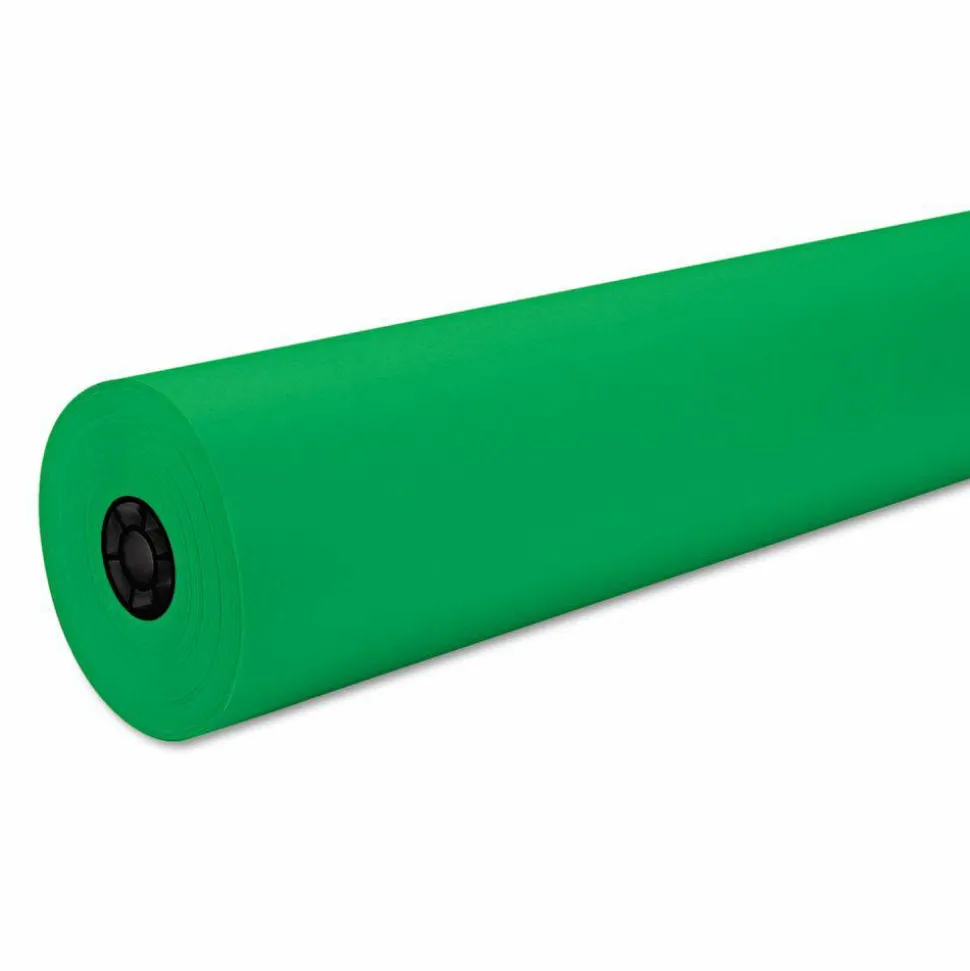 Pacon Decorol Flame-Retardant Paper Roll, 36" x 1000', Festive Green
