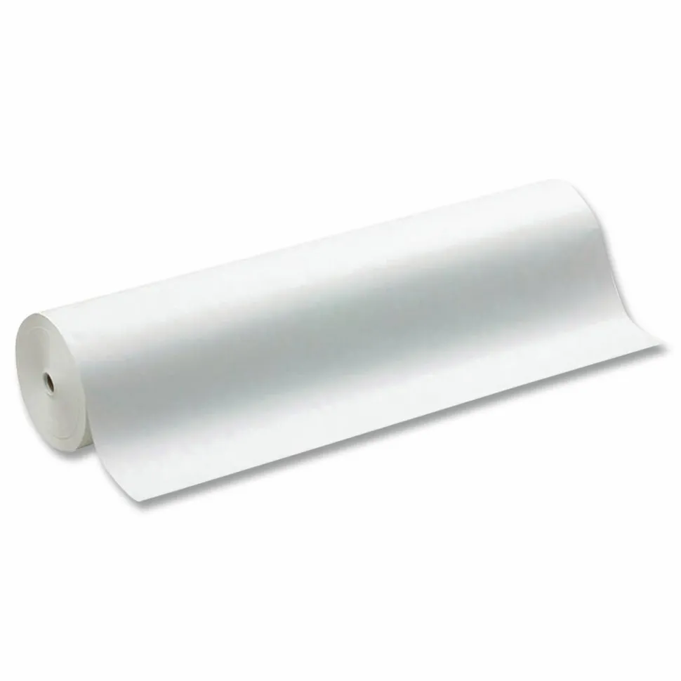 Pacon Decorol Flame-Retardant Paper Roll, 36" x 1000', White