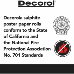 Pacon Decorol Flame-Retardant Paper Roll, 36