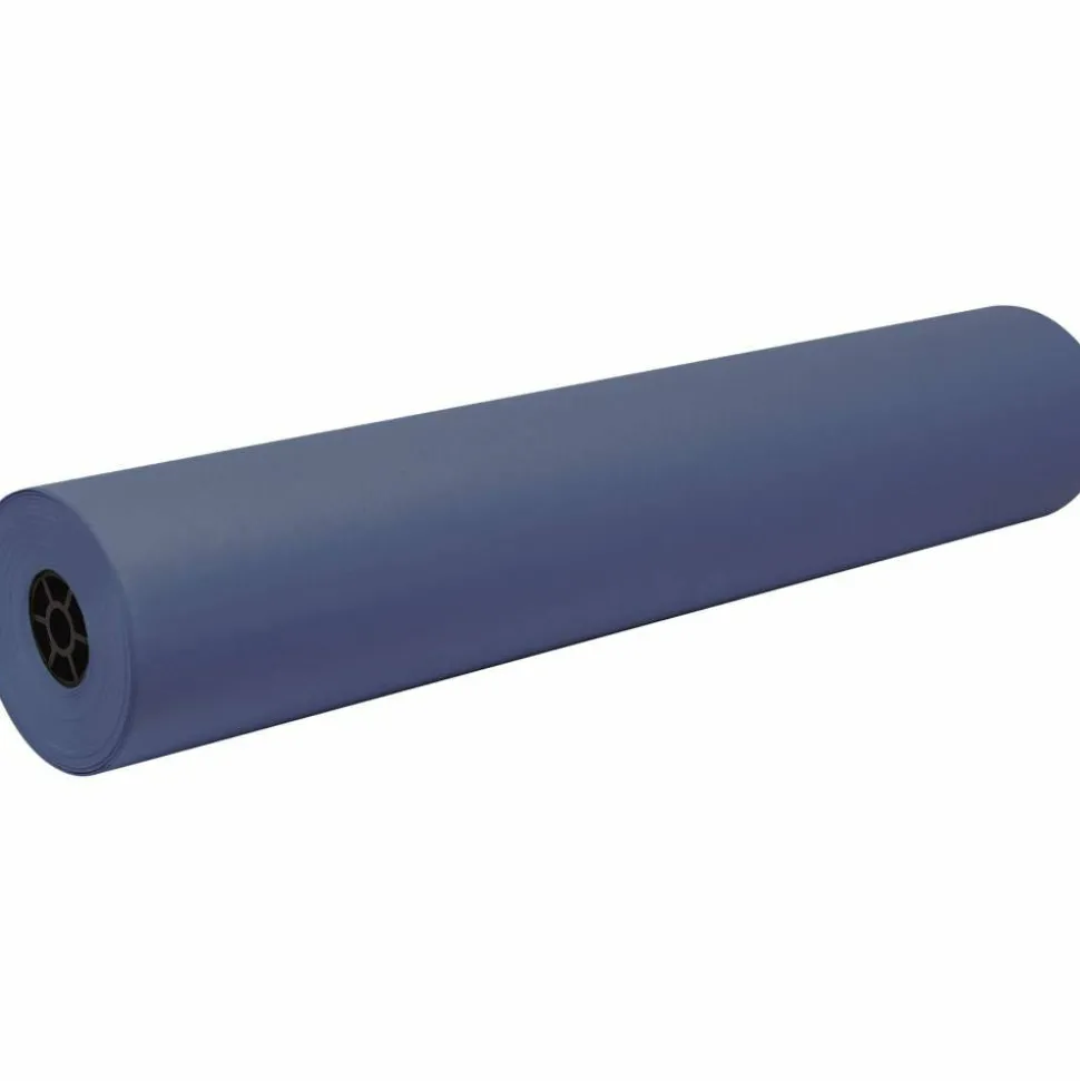 Pacon Decorol Flame-Retardant Paper Roll, 36" x 1000', Blue