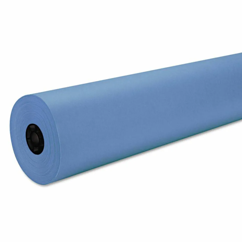 Pacon Decorol Flame-Retardant Paper Roll, 36" x 1000', Blue