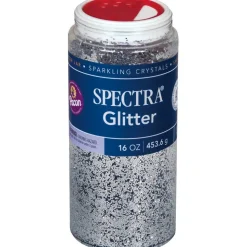 Pacon Glitter, Shaker-Top Can, Silver