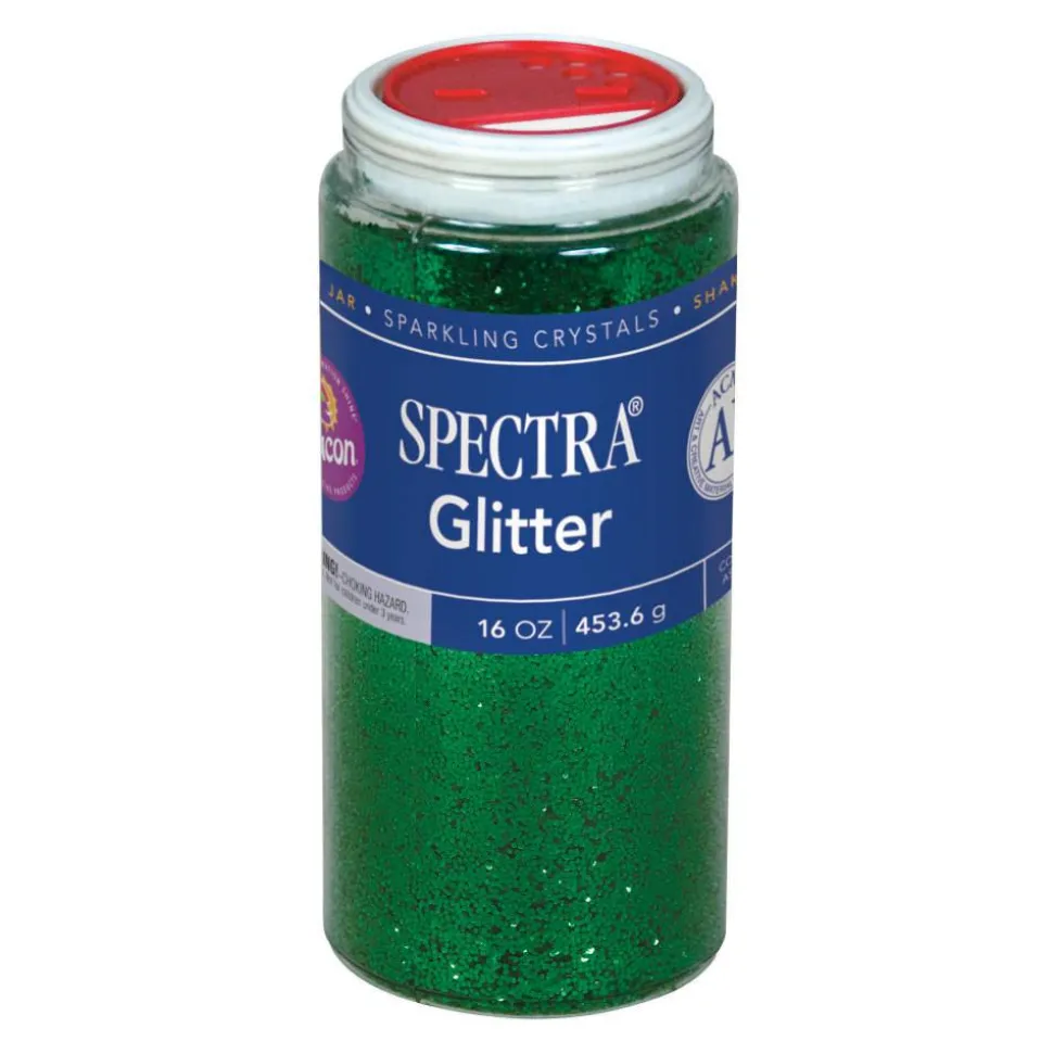 Pacon Glitter, Shaker-Top Can, Green