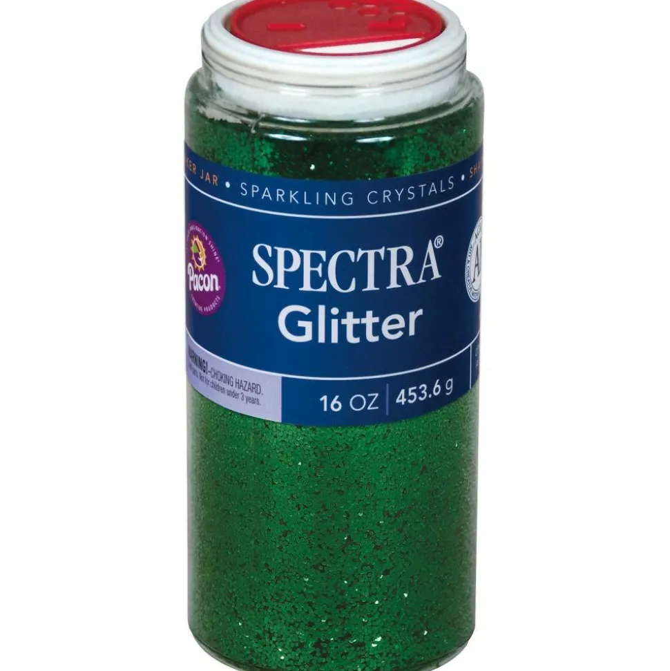 Pacon Glitter, Shaker-Top Can, Green
