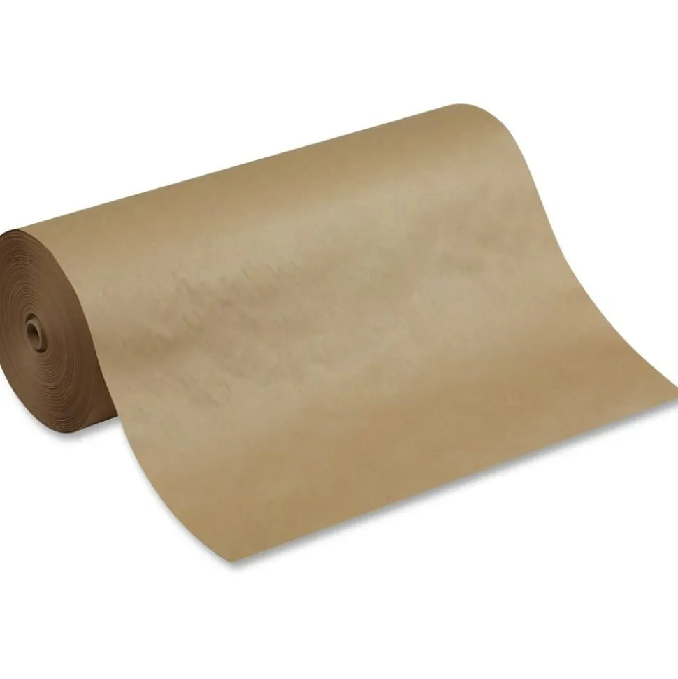 Pacon Kraft Wrapping Paper, 100% Recycled, 50 Lb., 24" x 1,000', Brown