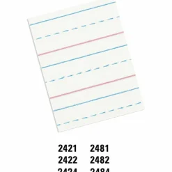 Pacon Multi-Program Handwriting Papers, Grade 1-2, 10 1/2" x 8", Pack Of 500 Sheets