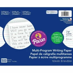 Pacon Multi-Program Handwriting Papers, Grade 1-2, 10 1/2