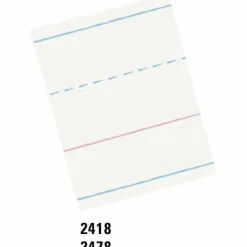 Pacon Multi-Program Handwriting Papers, Grade K, 10 1/2