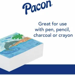 Pacon Plain White Newsprint Paper, 12" x 18", Pack Of 500 Sheets