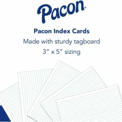 Pacon Ruled Index Cards