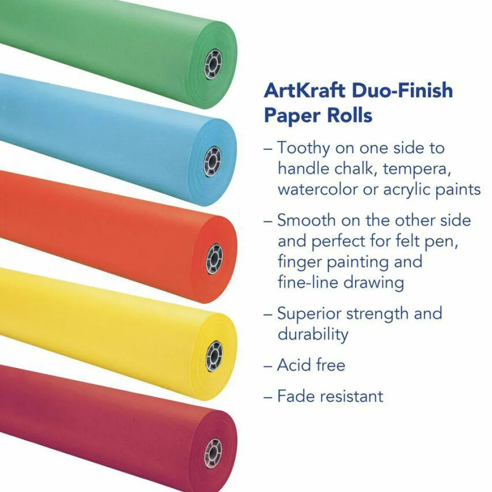 Pacon Spectra Art Kraft Roll, 36" x 1000', Scarlet