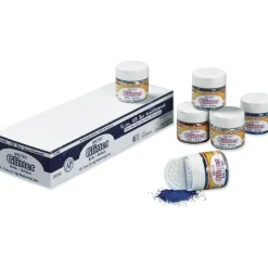 Pacon Spectra Glitter Sparkling Crystals, Assorted Colors, Pack Of 12