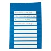 Pacon Standard Pocket Chart, 34" x 50", Blue