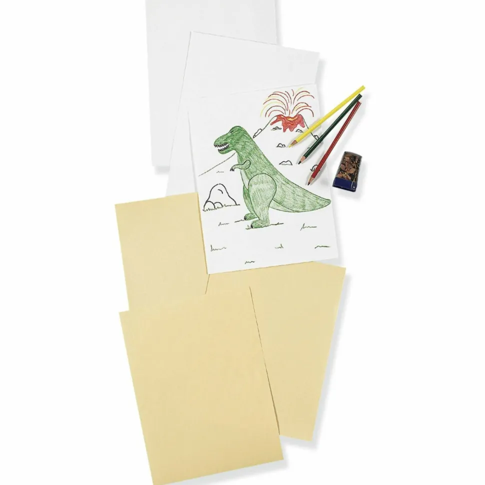 Pacon Sulphite Drawing Paper, 9" x 12", 60 Lb, White, 500 Sheets