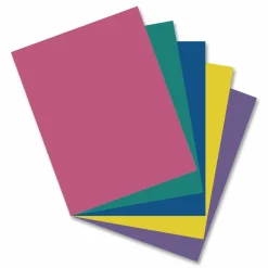 Pacon Array Card Stock, 65 lb. Cover Weight, 8.5 x 11, Assorted, 250/Pack
