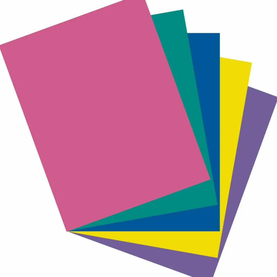 Pacon Array Card Stock, 65 lb. Cover Weight, 8.5 x 11, Assorted, 250/Pack