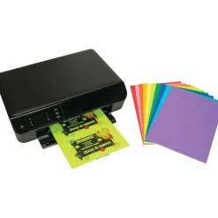 Pacon Array Card Stock, 65 lb Cover Weight, 8.5 x 11, Assorted Bright Colors, 100/Pack