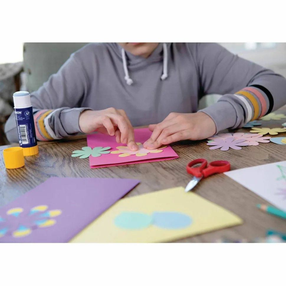 Pacon Array Card Stock, 65 lb Cover Weight, 8.5 x 11, Assorted Bright Colors, 100/Pack