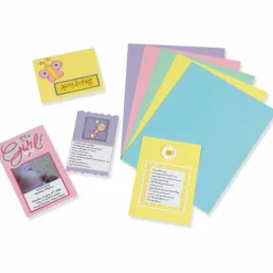 Pacon Array Card Stock, 65 lb Cover Weight, 8.5 x 11, Assorted Pastel Colors, 100/Pack