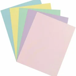 Pacon Array Card Stock, 65 lb Cover Weight, 8.5 x 11, Assorted Pastel Colors, 100/Pack