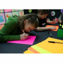 Pacon Array Colored Bond Paper, 24 lb Bond Weight, 8.5 x 11, Assorted Neon Colors, 100/Pack