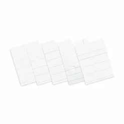 Pacon Composition Paper, Unpunched, 3/8" Rule, 8 1/2" x 11", White, Pack Of 500 Sheets