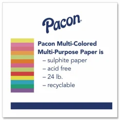 Pacon Kaleidoscope Color Multi-Use Printer & Copy Paper, Pumpkin Orange, Letter (8.5