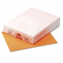 Pacon Kaleidoscope Multipurpose Colored Paper, 24 lb Bond Weight, 8.5 x 11, Hyper Orange, 500/Ream