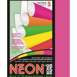 Pacon Neon Multipurpose Paper - Pink