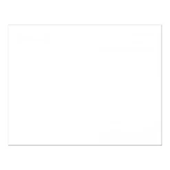 Pacon Peacock 100% Recycled Railroad Board, 22" x 28", 4-Ply, White, Pack Of 25