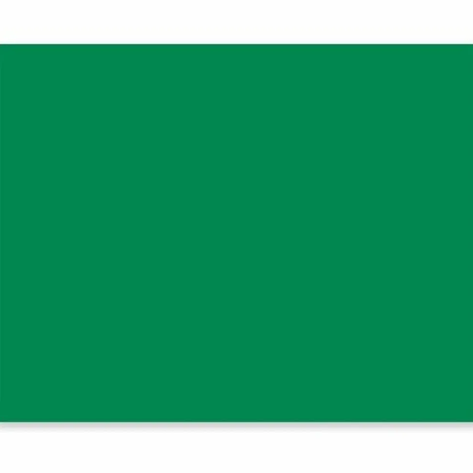 Pacon Peacock 100% Recycled Railroad Board, 22" x 28", 4-Ply, Holiday Green, Carton Of 25 Sheets