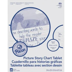 Pacon Ruled Picture Story Chart Tablet