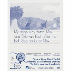 Pacon Ruled Picture Story Chart Tablet