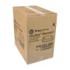 Pactiv Evergreen ClearView Dome-Style Lids with Tabs, Fluted, 3/4”H x 8-15/16”W x 8-15/16”D, Clear, Plastic, Carton Of 504 Lids